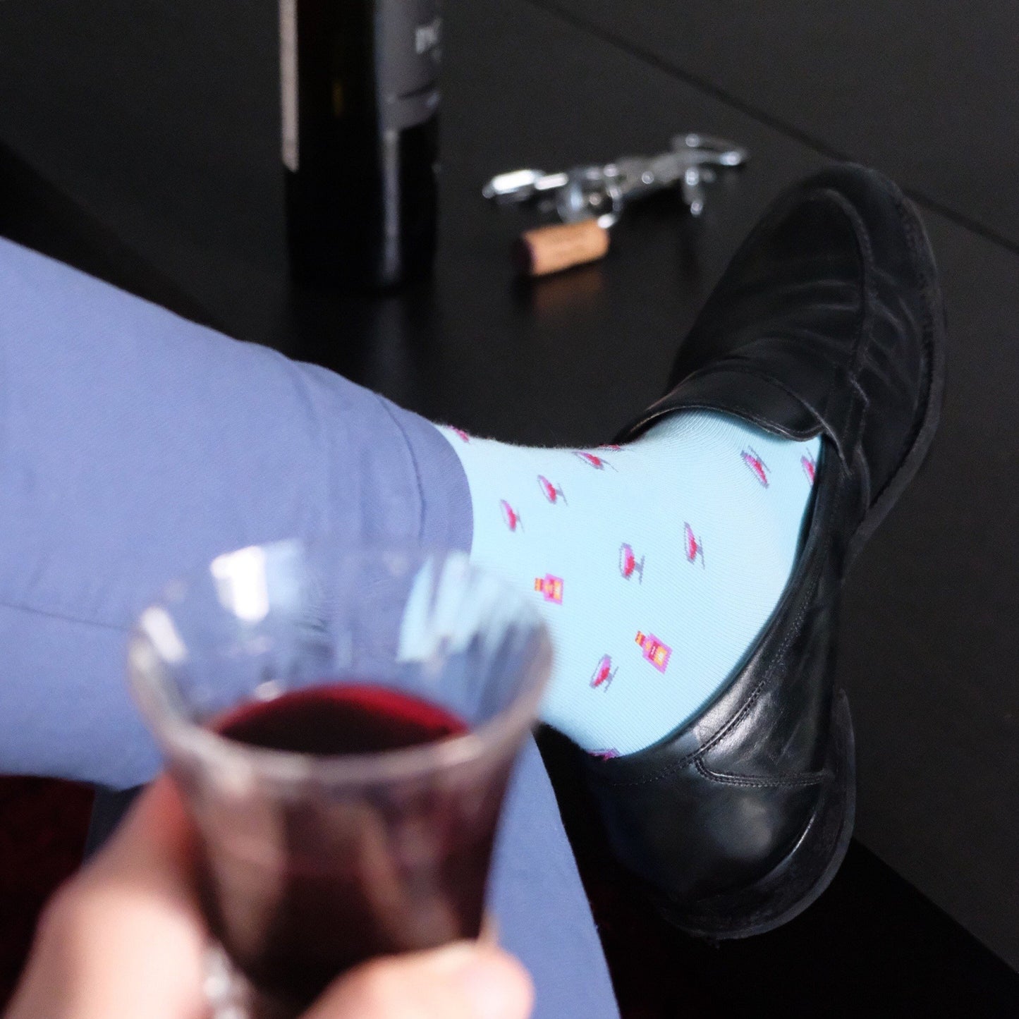Captain Socks - Weinliebhaber